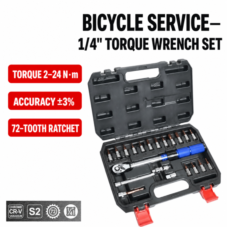 Bicycle Torque Wrench Set  1/4 inch - Dopsigen