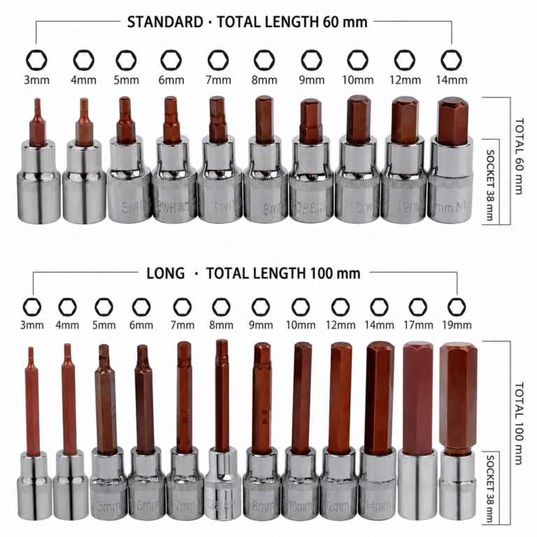 Bit Socket Set — Standard & Long - Dopsigen