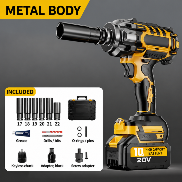 Cordless Impact Wrench  Metal Body 20V - Dopsigen