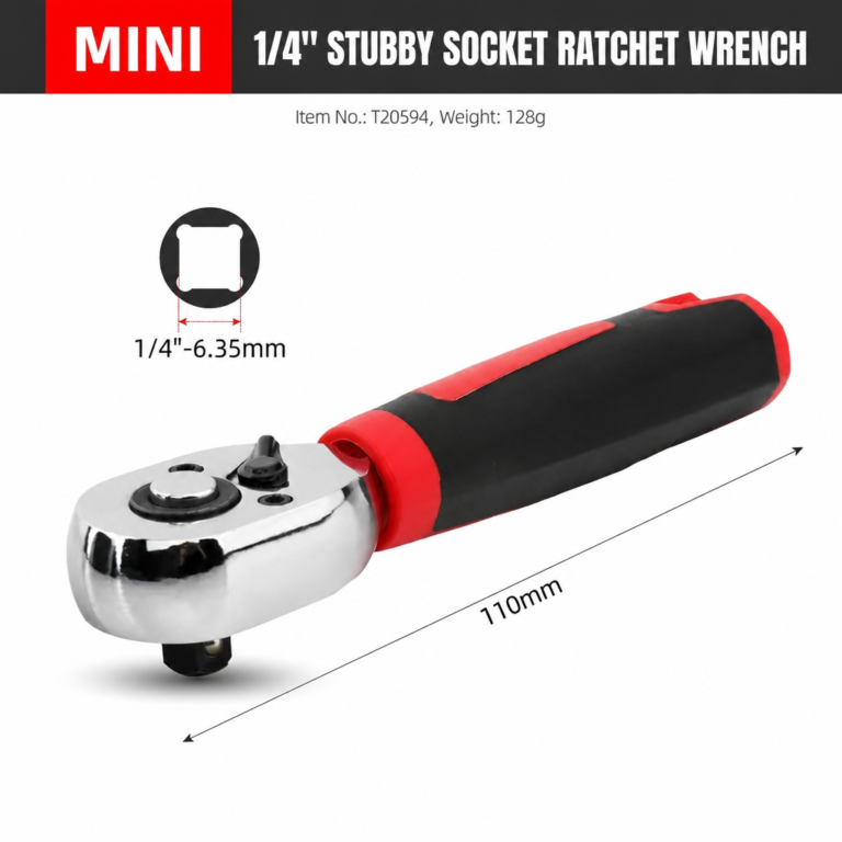 1/4 inch Mini Stubby Socket Ratchet - Dopsigen OEM manufacturer