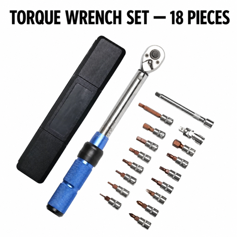 Torque Wrench Set  18 Pieces - Dopsigen